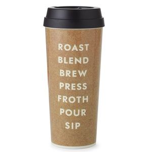 Kate Spade Roast Blend Brew 16 oz Thermal Mug